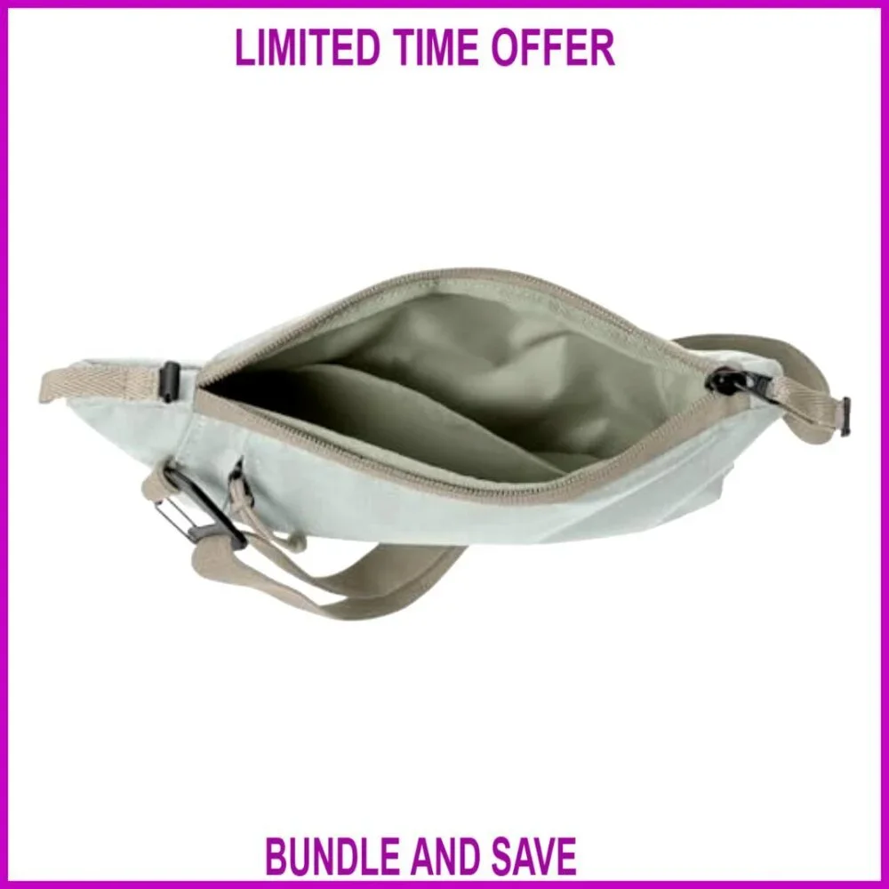 RFID-Blocking Sling Bag with Water-Resistant Material, Adjustable Strap